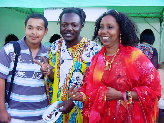 African celebrity Baudouin Euloge Adogony, Africa Festa 2007
