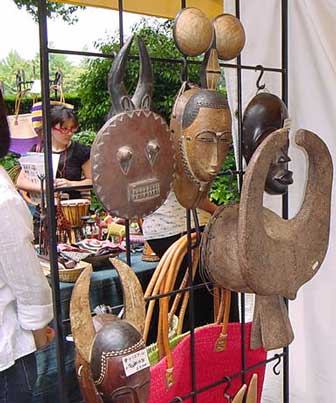 african masks, arts and craft works