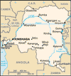 map of democratic republic of the congo
