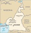 map of cameroon