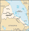 map of eritrea