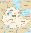 map of ethiopia