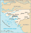 map of guinea-bissau