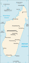 map of madagascar