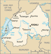 map of Rwandan