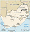 map of south africa