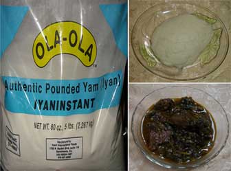 yam and okra soup, egusi soup, african food